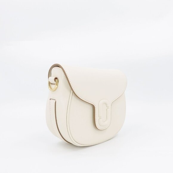Marc Jacobs Women's The Messenger Saddle Bag Small In Leather White OS - Picture 6 of 15